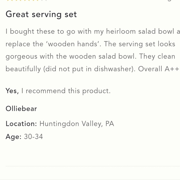 Anthropologie Evie Serving Utensils Set - Picture 9 of 9